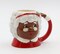 Ceramic Christmas African American Mrs. Claus Ceramic Mug, Home Décor, Gift for Her, Gift for Mom, Kitchen Décor, Christmas Décor